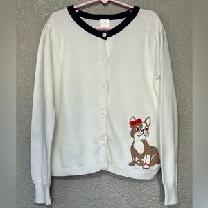 Adorable Gymboree French Bulldog Sweater
